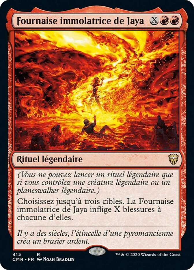 Fournaise immolatrice de Jaya