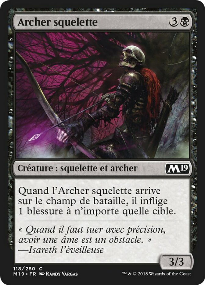 Archer squelette