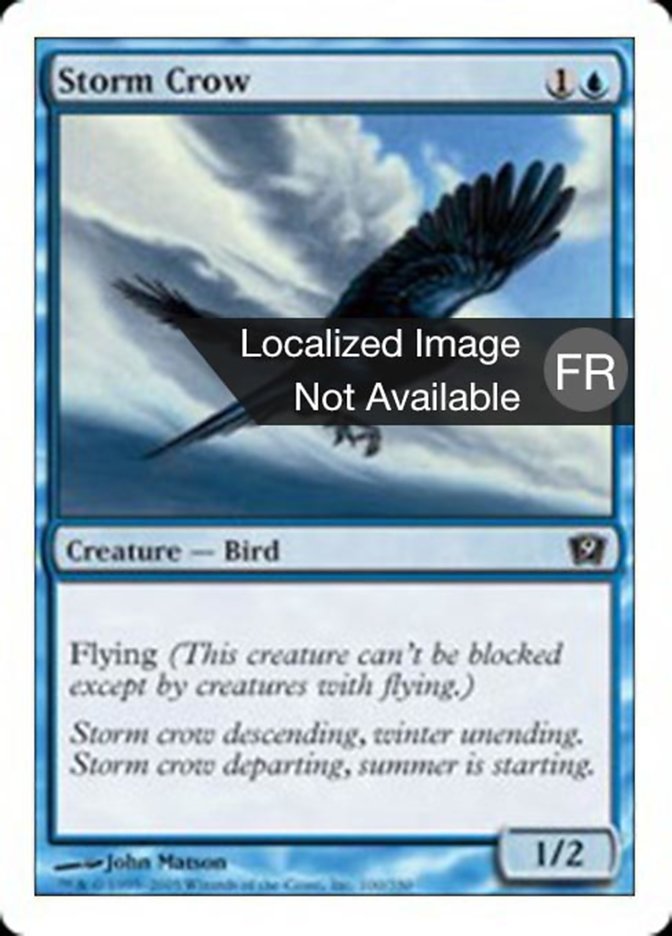 Corbeau de l'orage