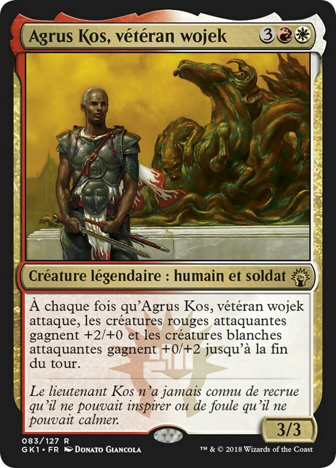 Agrus Kos, vétéran wojek