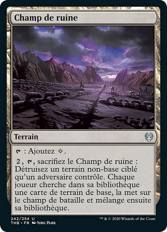 Champ de ruine