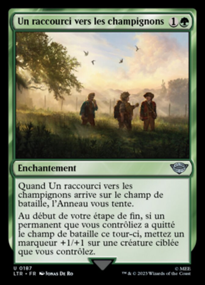 Un raccourci vers les champignons
