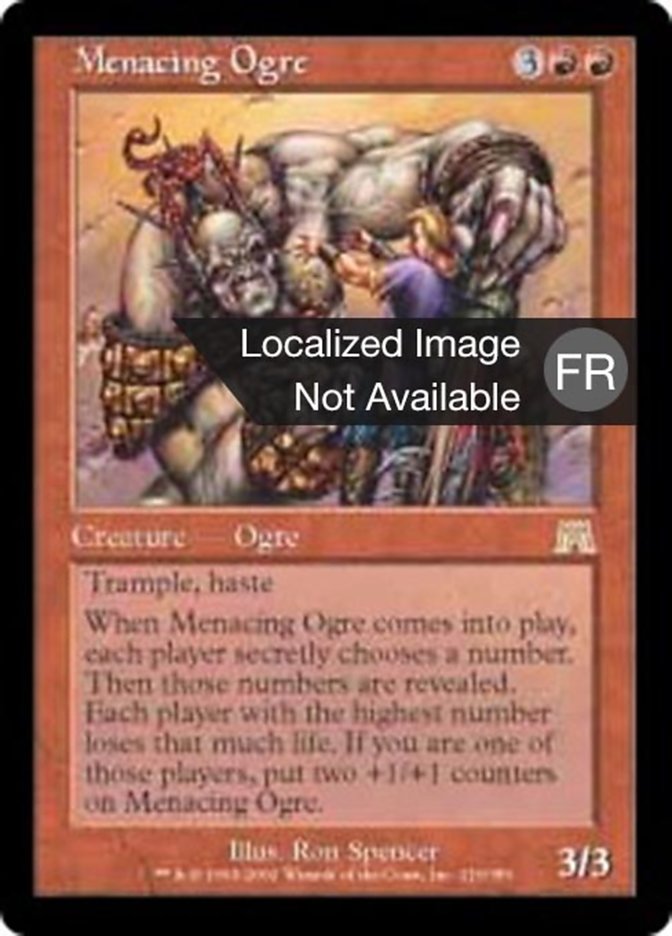Ogre menaçant