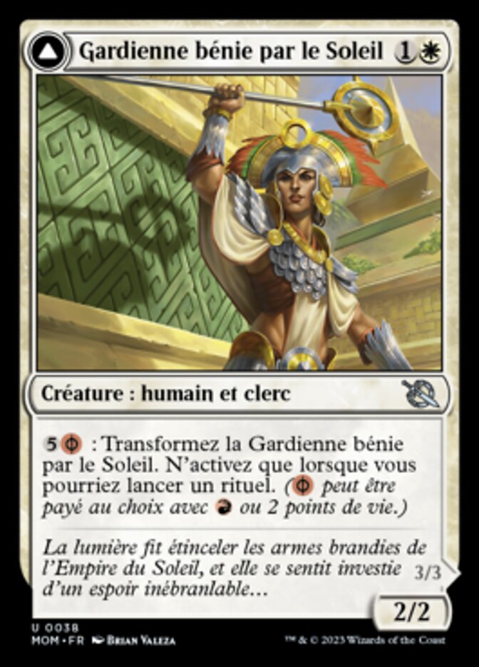 Gardienne bénie par le Soleil