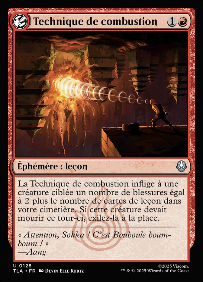 Technique de combustion