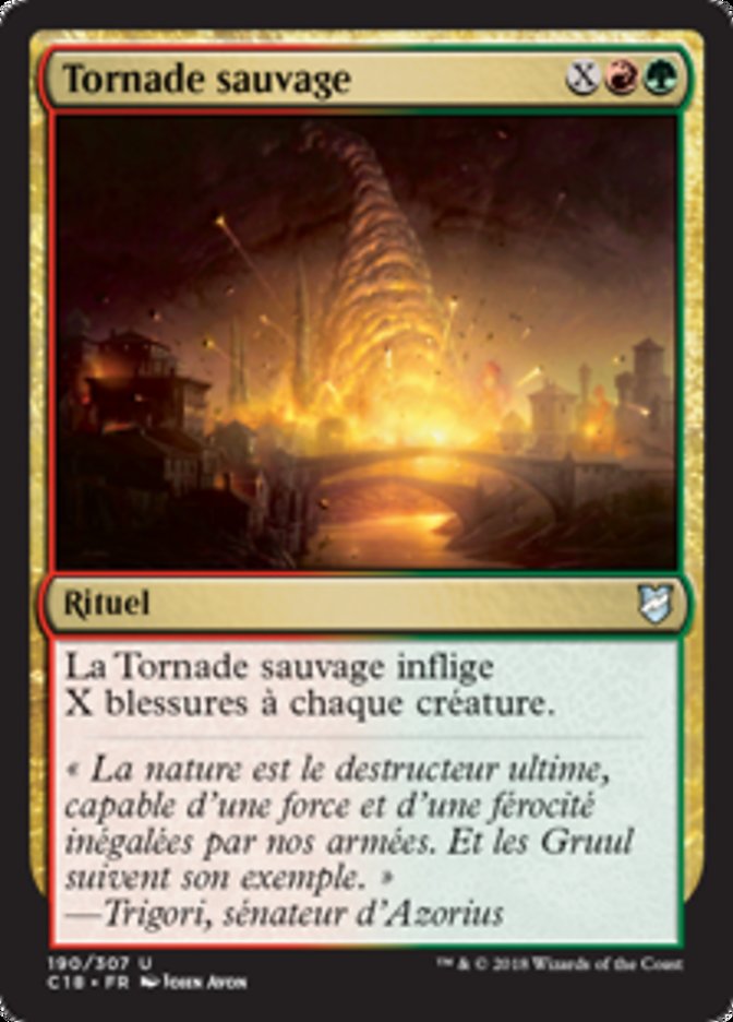 Tornade sauvage