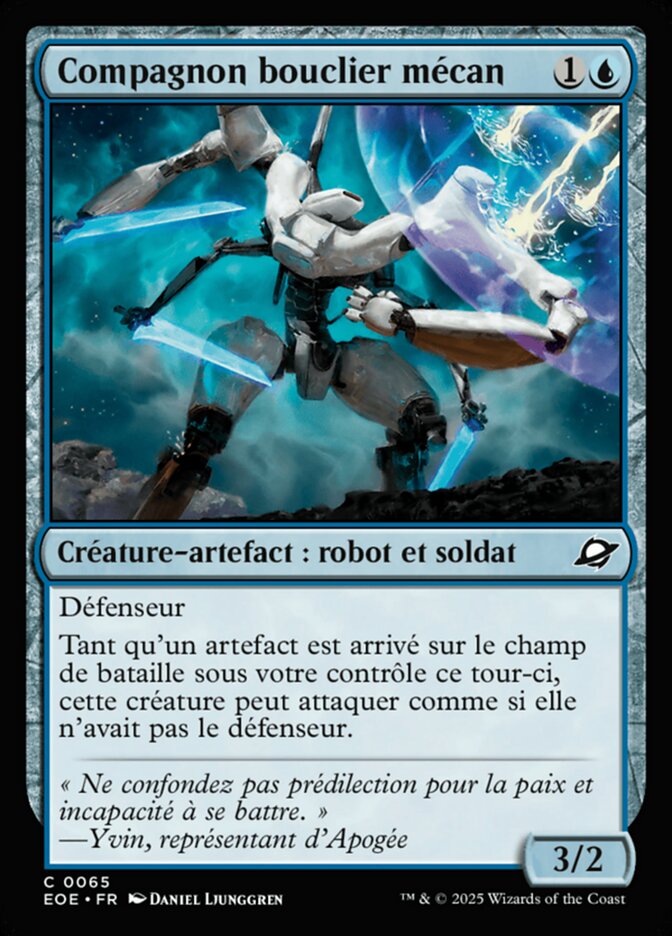 Compagnon bouclier mécan