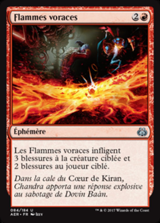 Flammes voraces