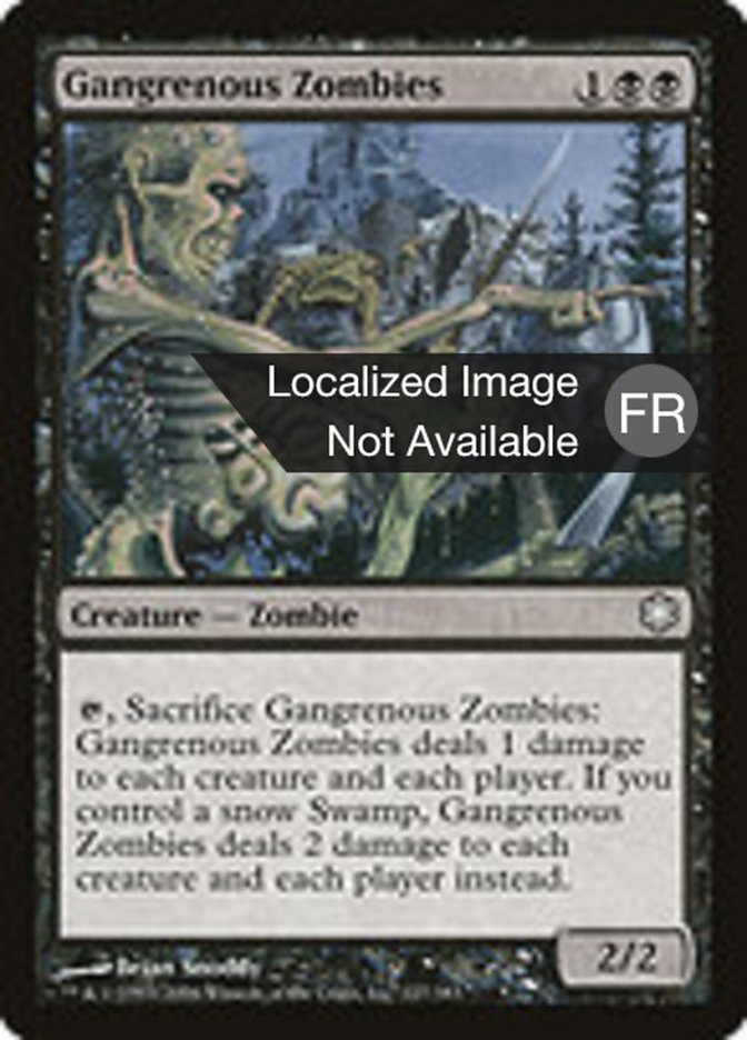 Zombies gangreneux