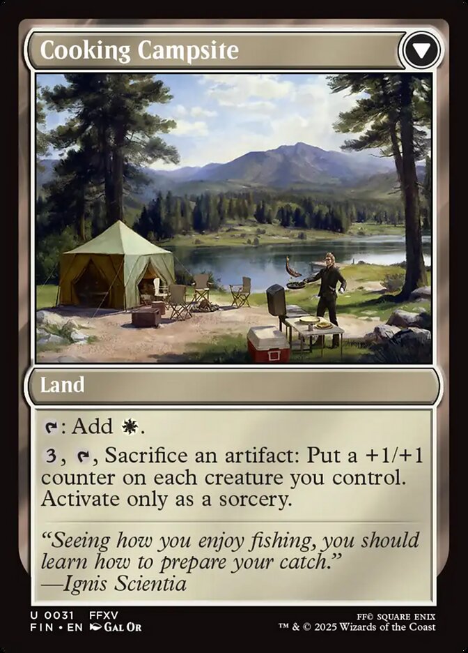 Sidequest: Catch a Fish // Cooking Campsite
