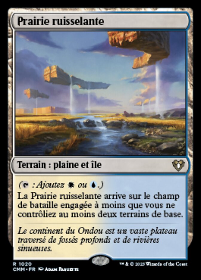 Prairie ruisselante