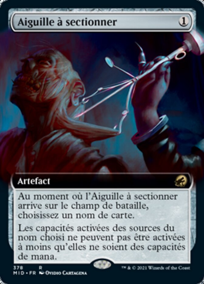 Aiguille à sectionner