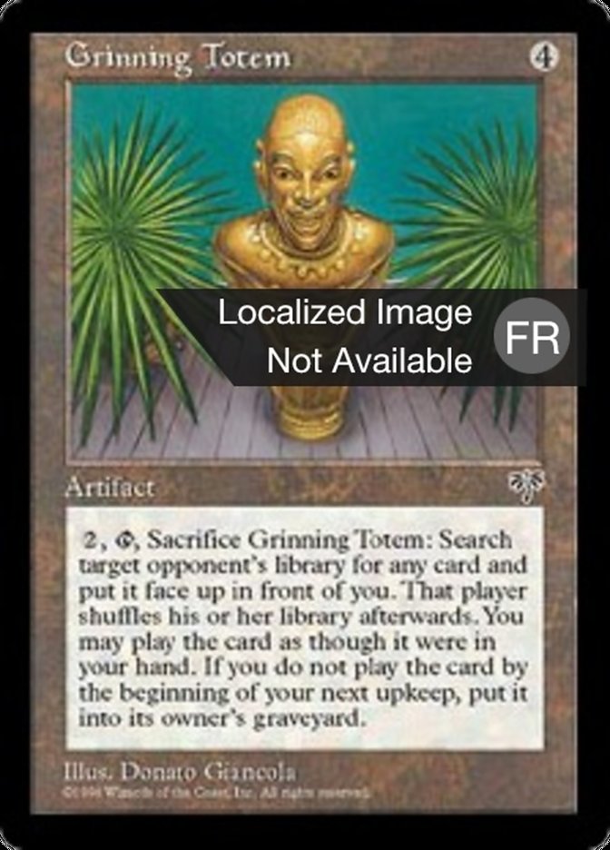 Totem grimacant