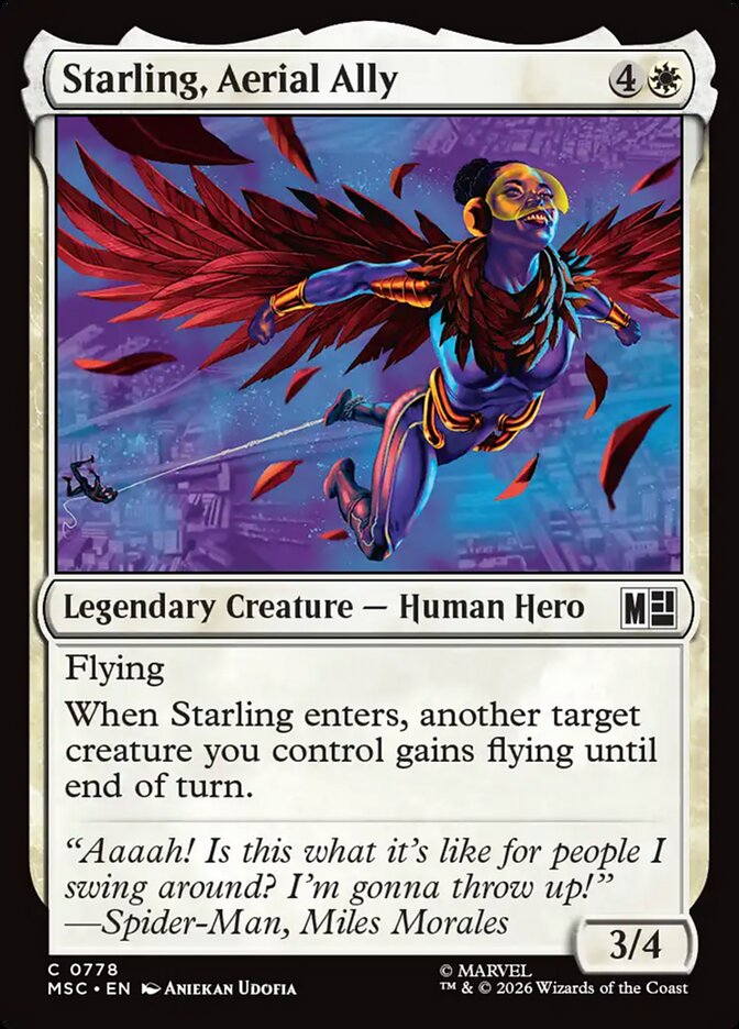 Starling, Aerial Ally