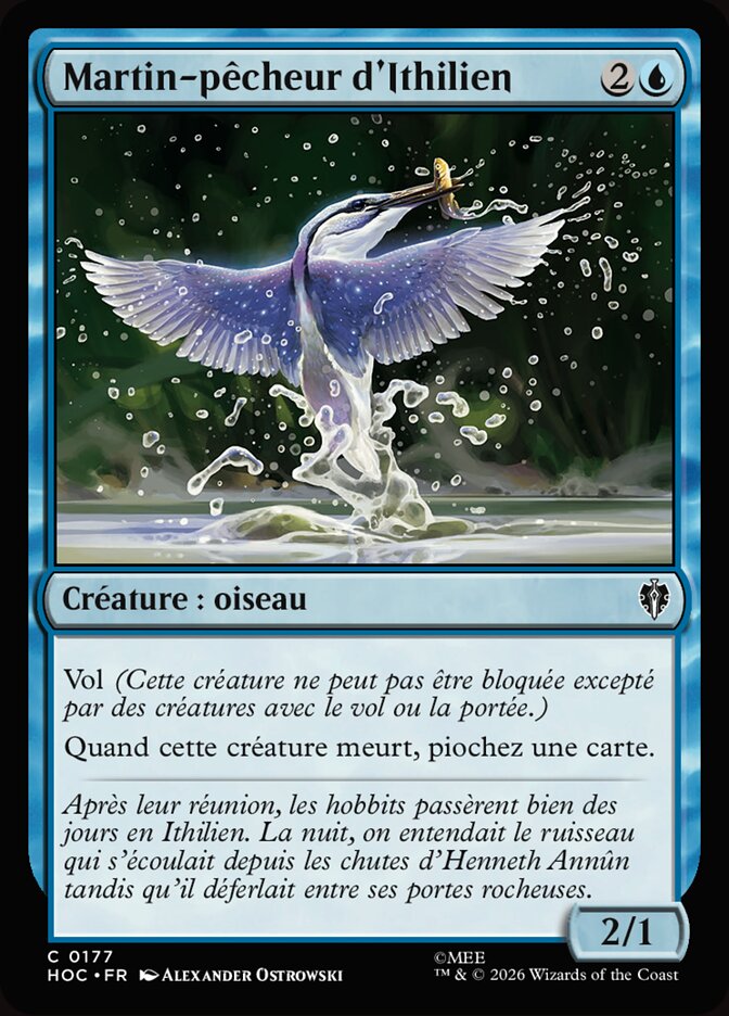 Martin-pêcheur d'Ithilien