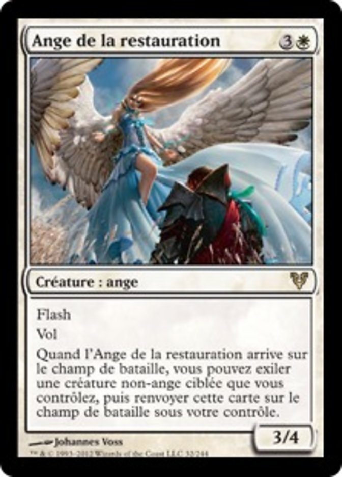 Ange de la restauration