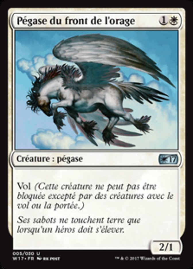 Pégase du front de l'orage