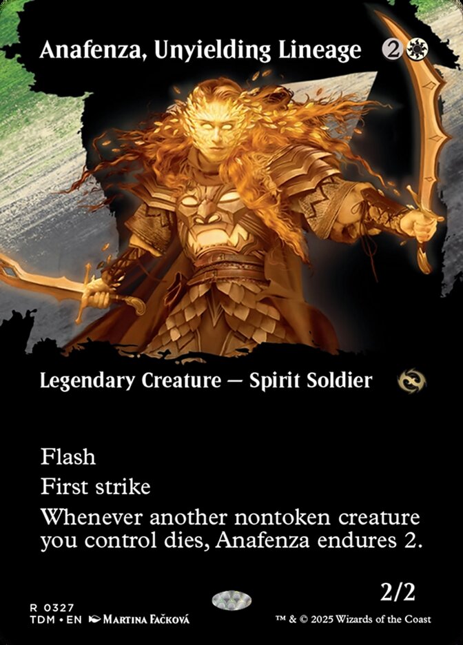 Anafenza, Unyielding Lineage