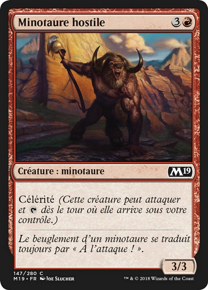 Minotaure hostile