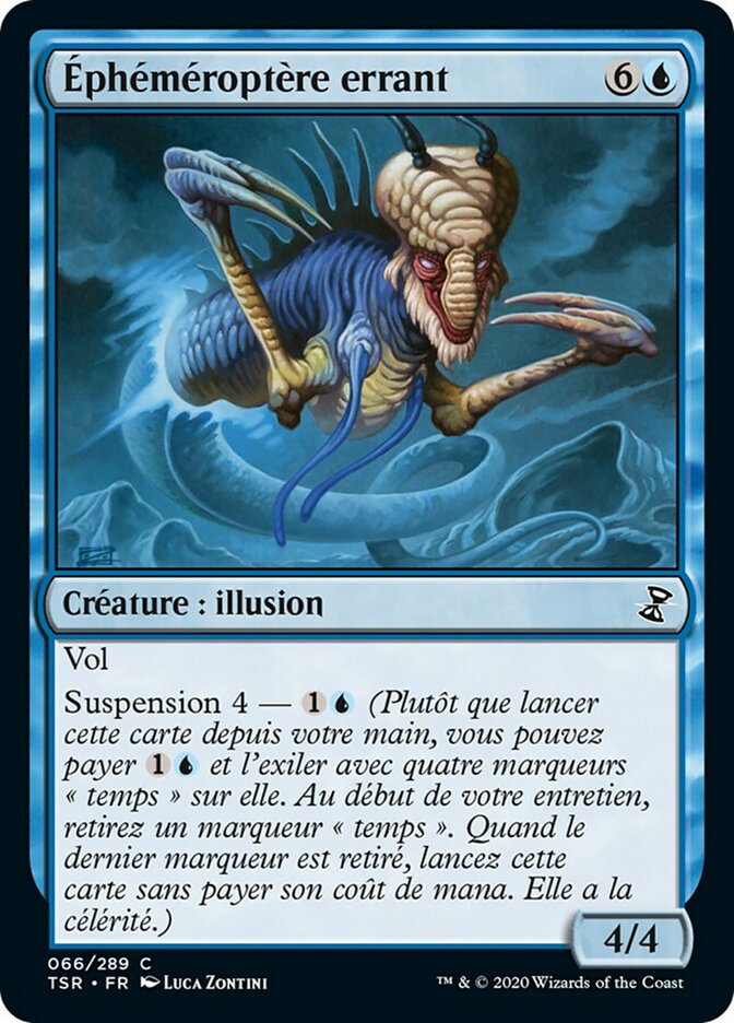 Éphéméroptère errant