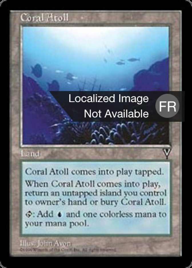 Atoll de corail
