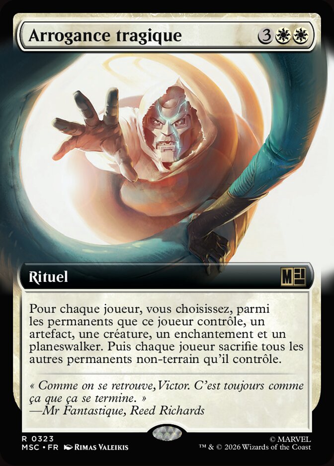 Arrogance tragique