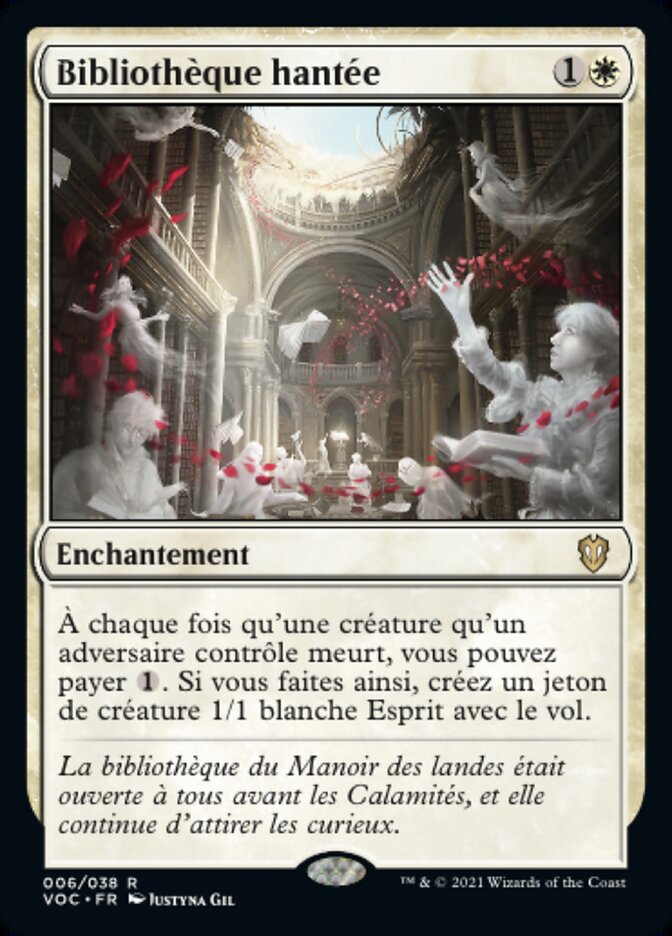 Bibliothèque hantée