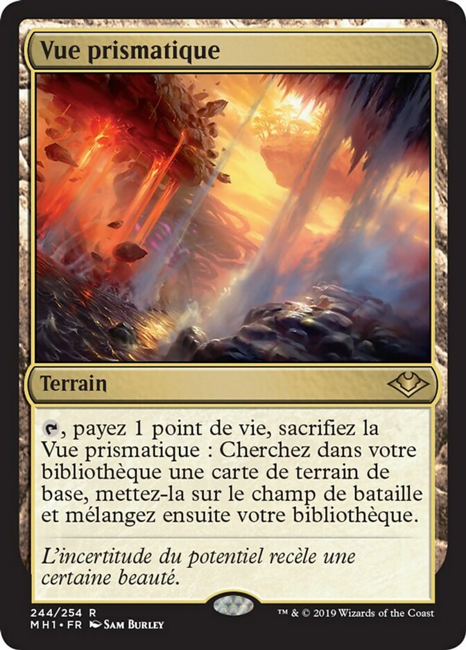Vue prismatique