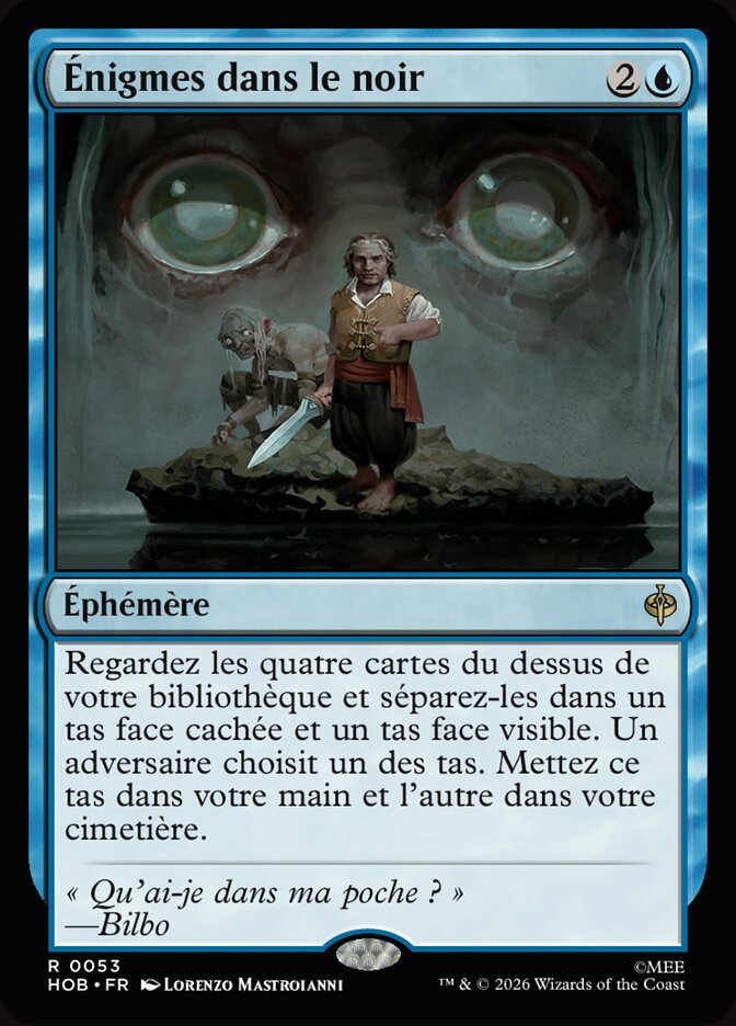 Énigmes dans le noir