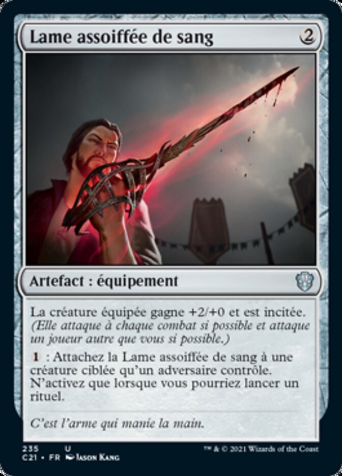 Lame assoiffée de sang