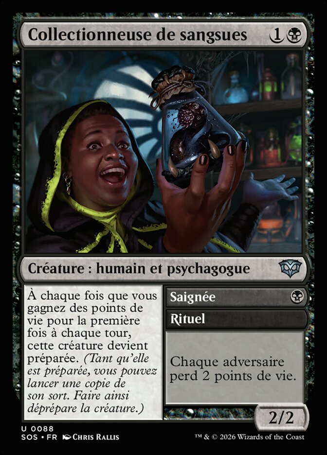 Collectionneuse de sangsues