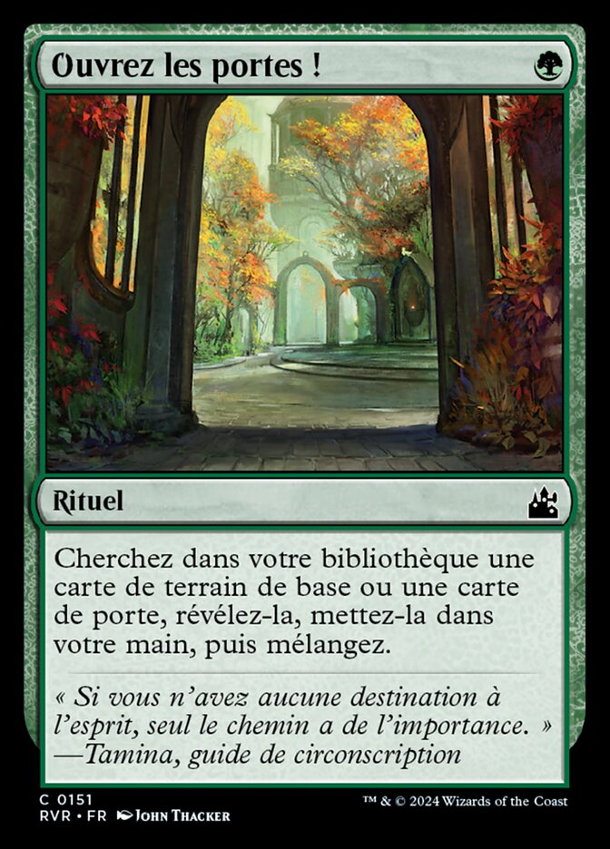 Ouvrez les portes !