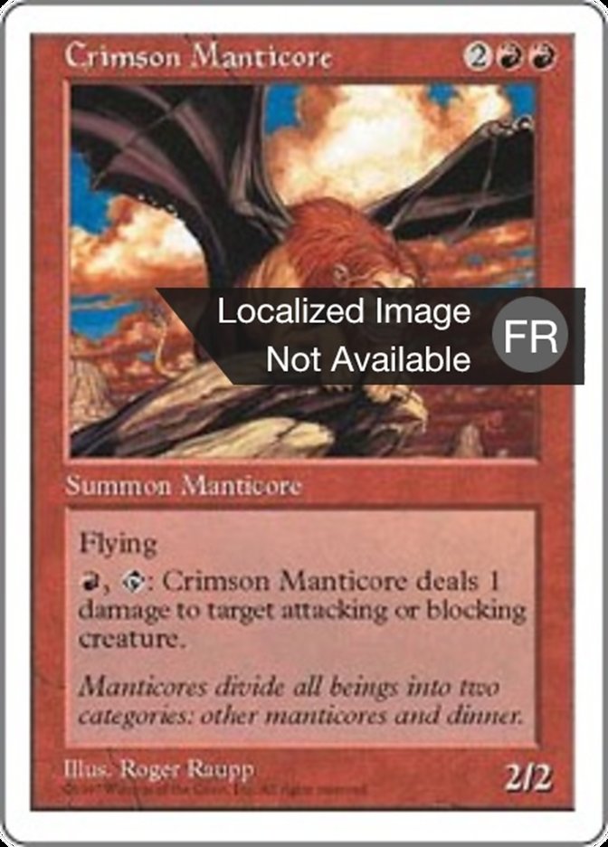Manticore pourpre