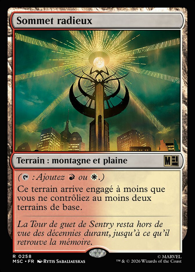 Sommet radieux