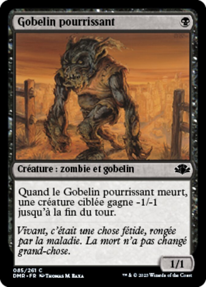 Gobelin pourrissant