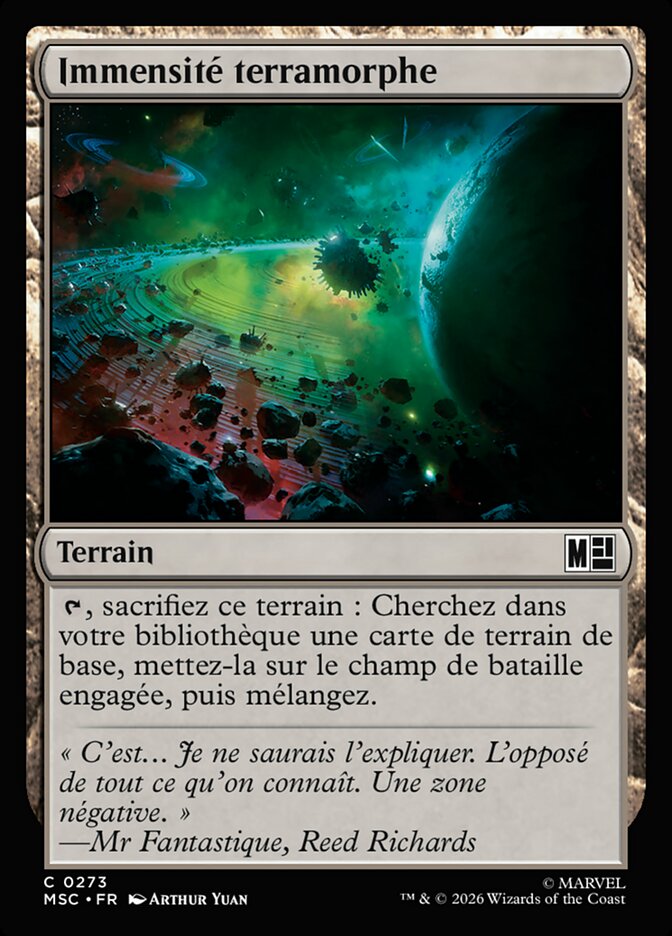 Immensité terramorphe