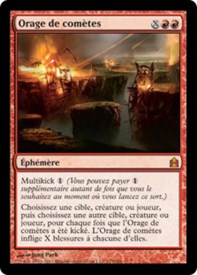 Orage de comètes