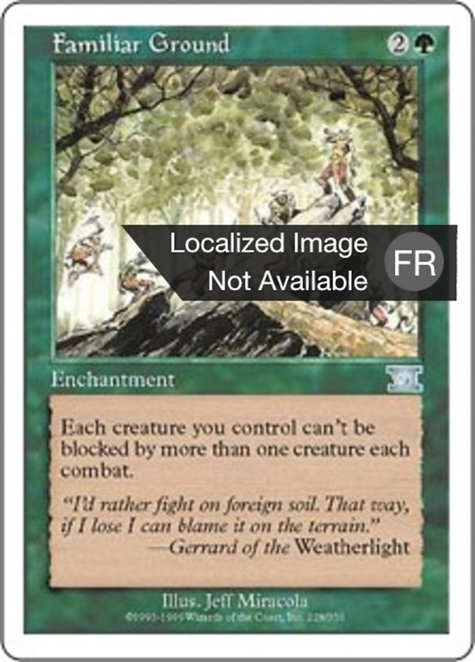 Terrain familier