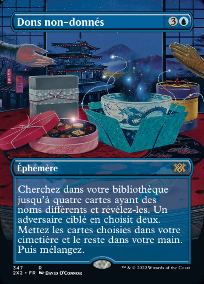 Dons non-donnés
