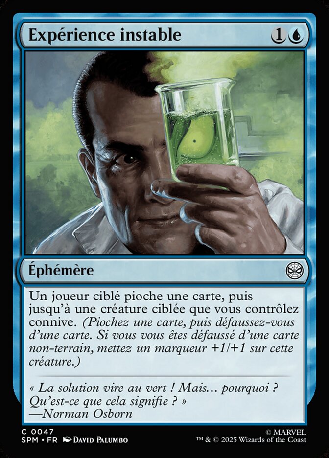 Expérience instable