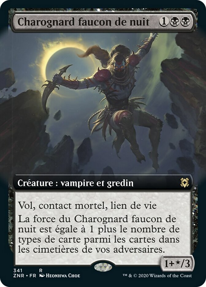 Charognard faucon de nuit