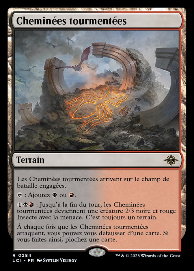 Cheminées tourmentées