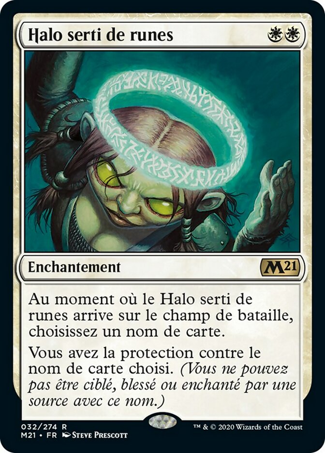 Halo serti de runes