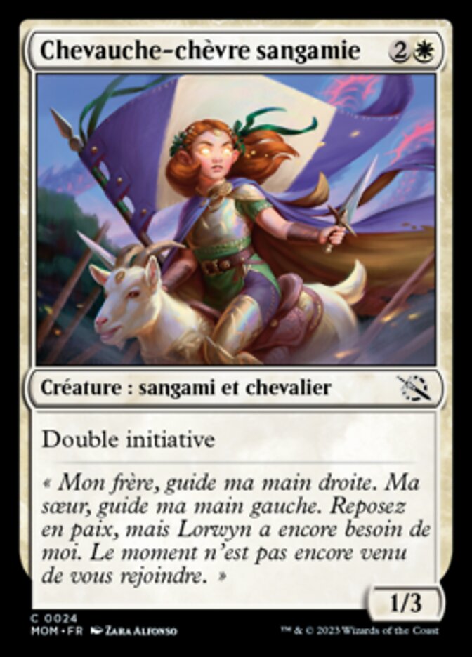 Chevauche-chèvre sangamie