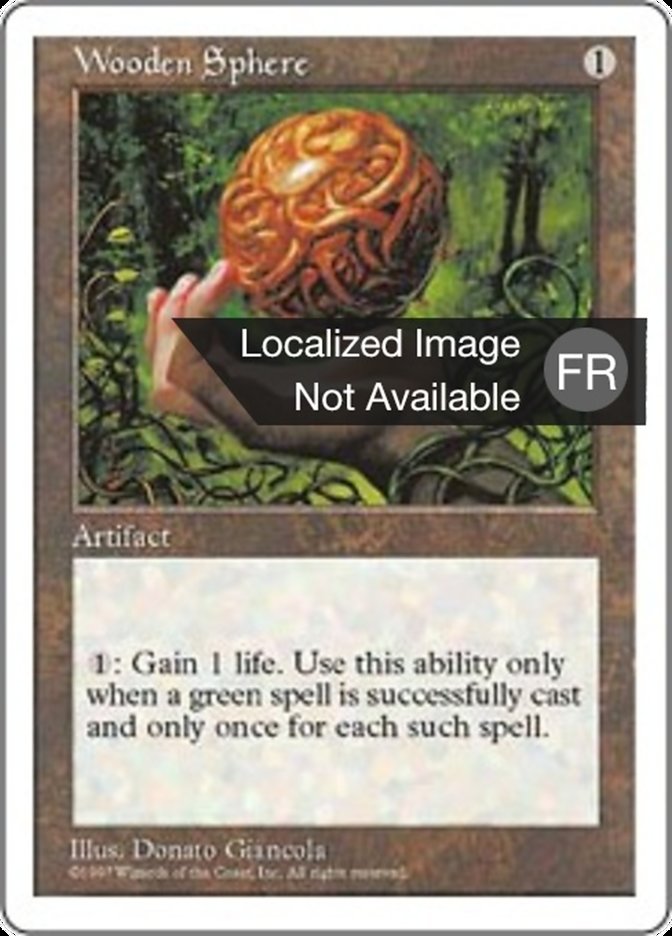 Sphère de bois