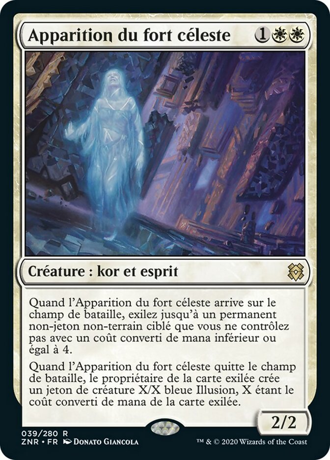 Apparition du fort céleste