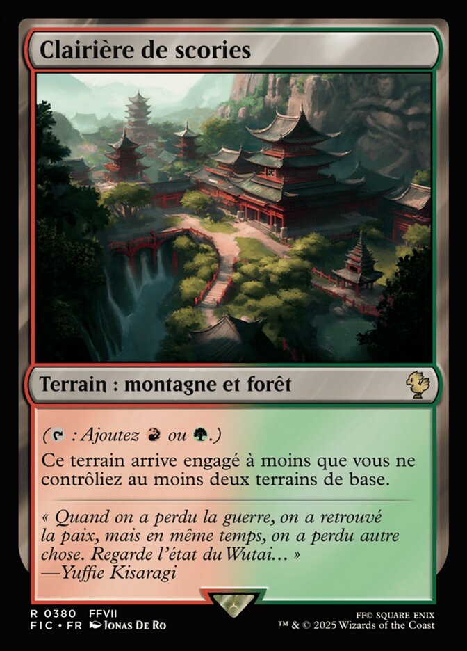 Clairière de scories