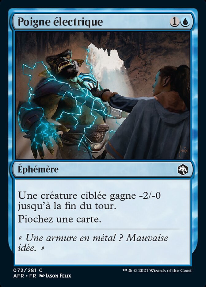 Poigne électrique