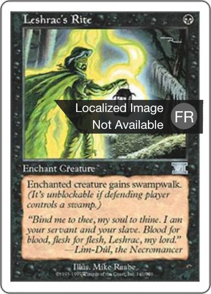 Rite selon Leshrac