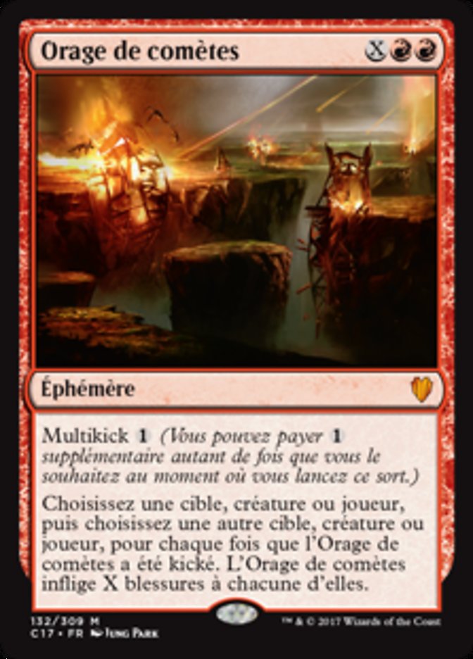 Orage de comètes